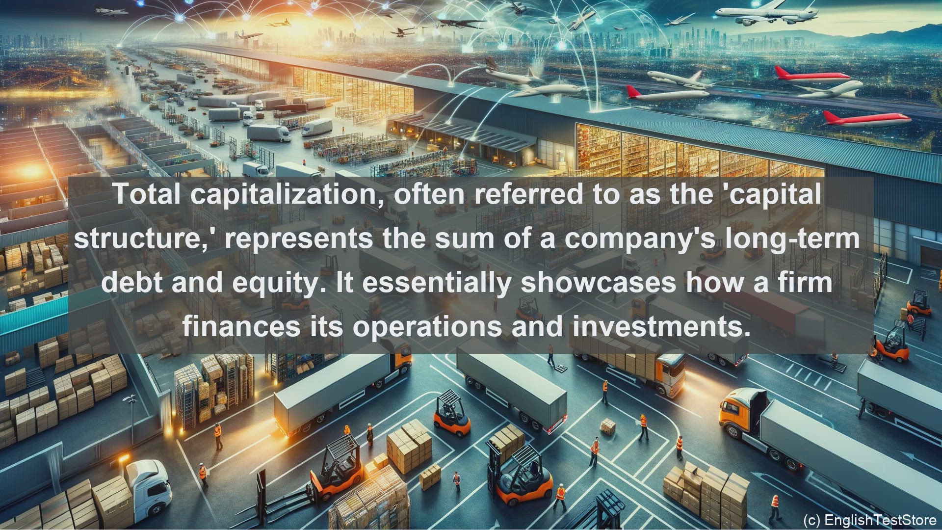'Video thumbnail for Total capitalization capital structure in economics and finance'