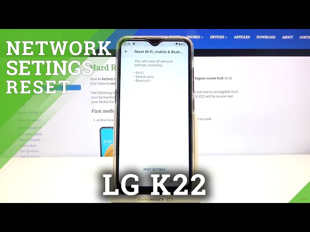 Video thumbnail for How to Reset Network Settings in LG K22 – Restore Network Defaults