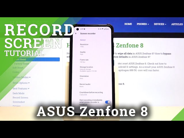 Video thumbnail for How to Change Sound Settings of Screen Recorder in ASUS Zenfone 8 – Set Up Screen Recorder