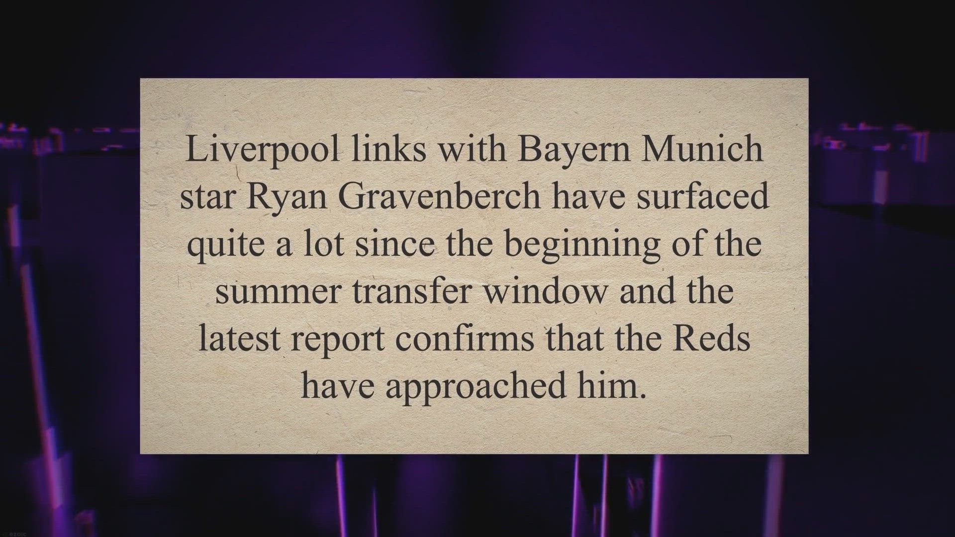 Video thumbnail for Liverpool have held talks with 21-year-old Bundesliga midfielder