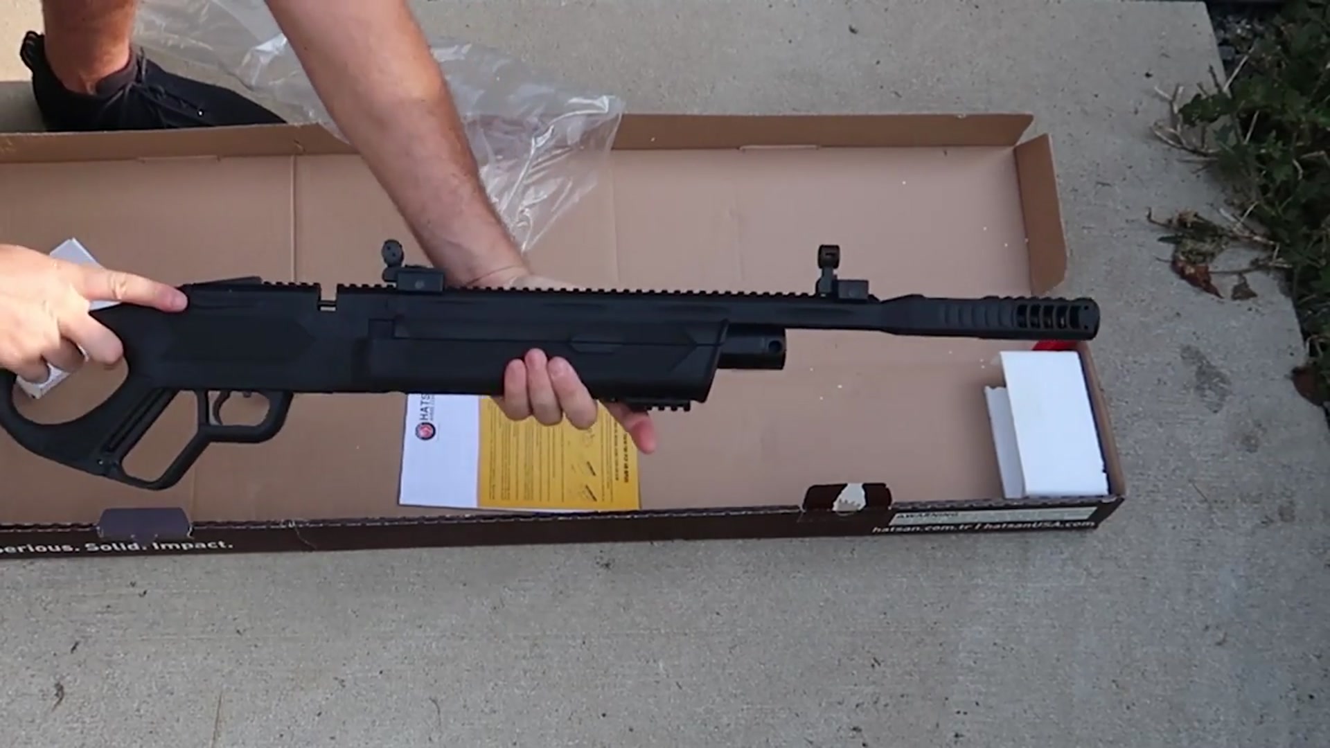Video thumbnail for Unboxing Hatsan Vectis  .22 cal PCP Lever Action Repeater Air-Rifle