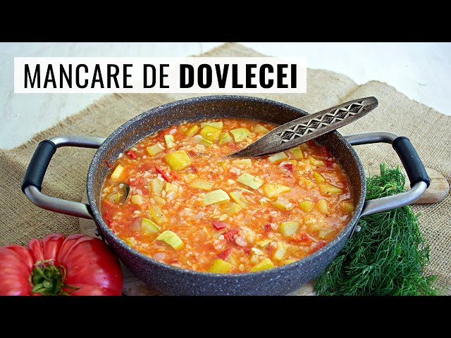 'Video thumbnail for Ieftină, ușoară, de vară! Mâncare de dovlecei cu orez - rețetă de post'