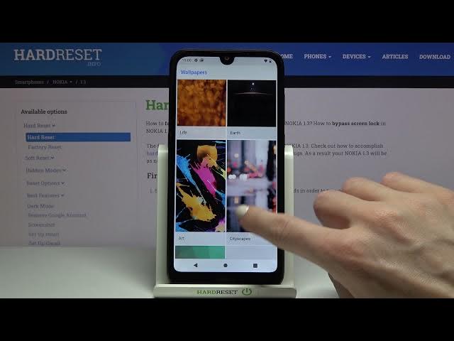 Video thumbnail for How to Change Wallpaper on NOKIA 1.3 – Refresh Display Look