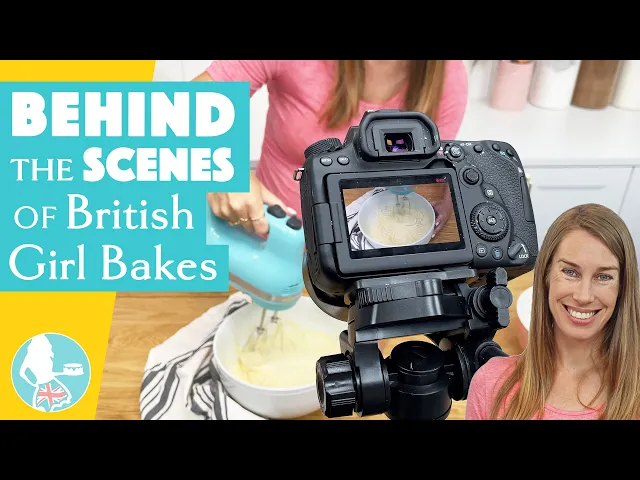 Video thumbnail for Behind the Scenes of British Girl Bakes