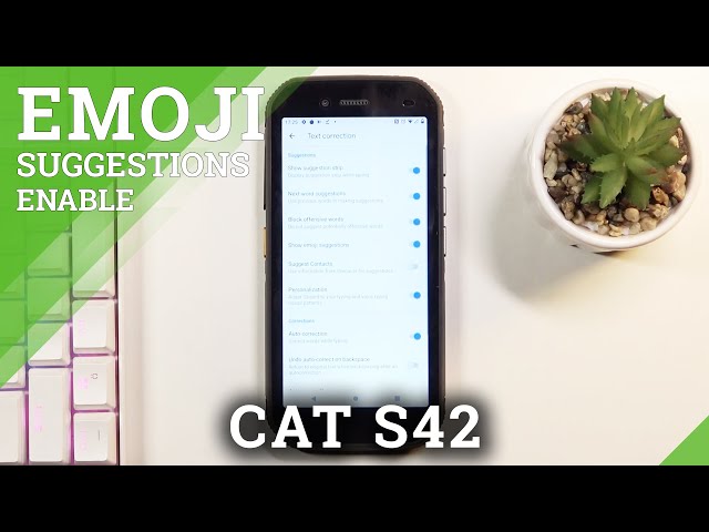 Video thumbnail for How to Activate Emoji Suggestions in CAT S42 – Turn On Emoji Suggestions