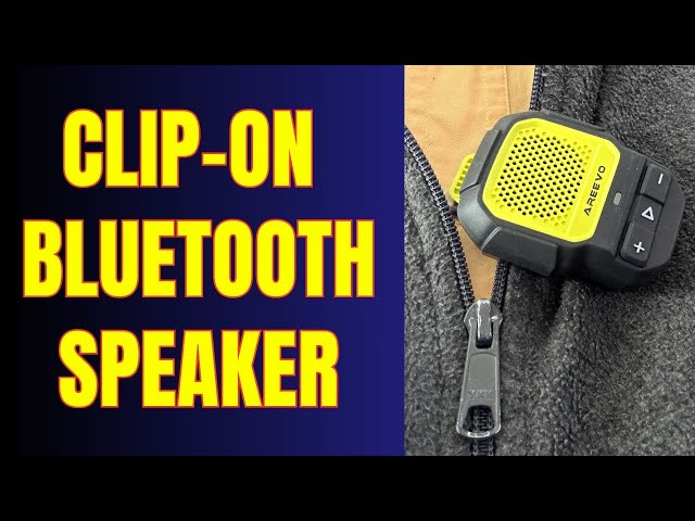 Video thumbnail for Listen Anywhere with the Areevo PocketCLIP Wearable Speaker