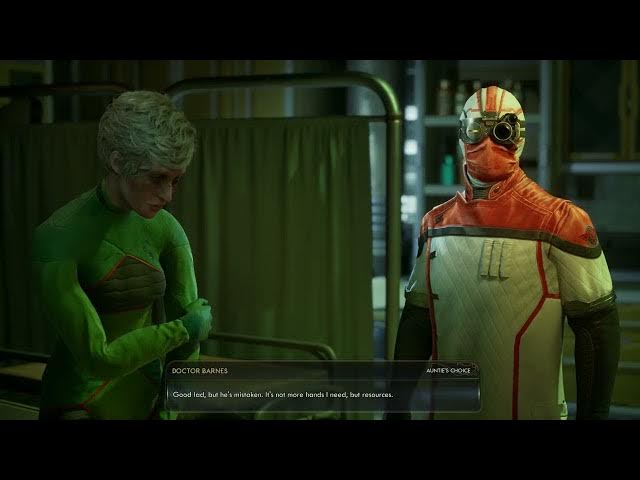 Video thumbnail for The Outer Worlds 2 - Above and Beyond Repair: Meet Doctor Barnes at The Fairfield Clinic Gameplay
