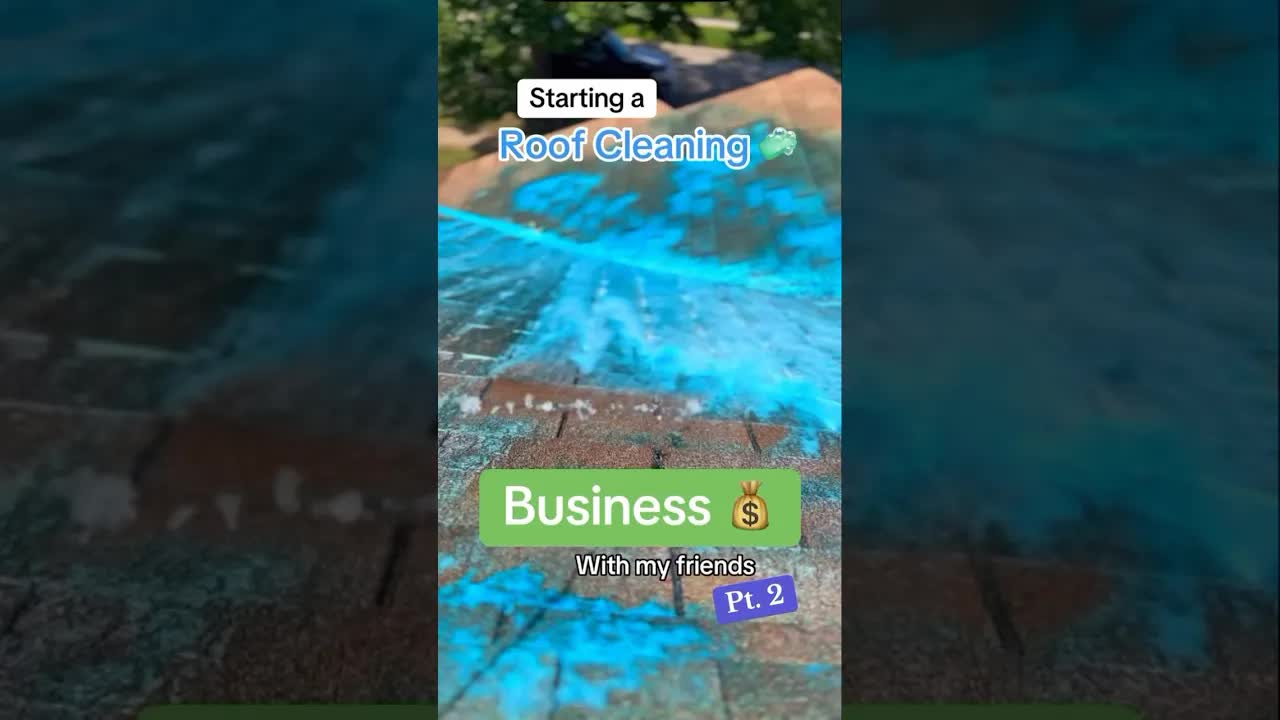 'Video thumbnail for Starting a Roof Cleaning Business with my friends… (to see if it’s worth it?)'