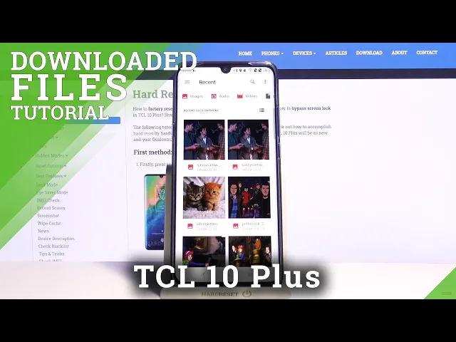 Video thumbnail for Downloaded Files in TCL 10 Plus – Files Location