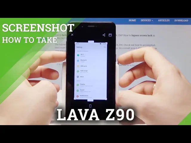 Video thumbnail for How to Take Screenshot in LAVA Z90 - Capture & Save Screen