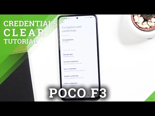 Video thumbnail for How to Clear Credentials in POCO F3 – Delete Certificatates