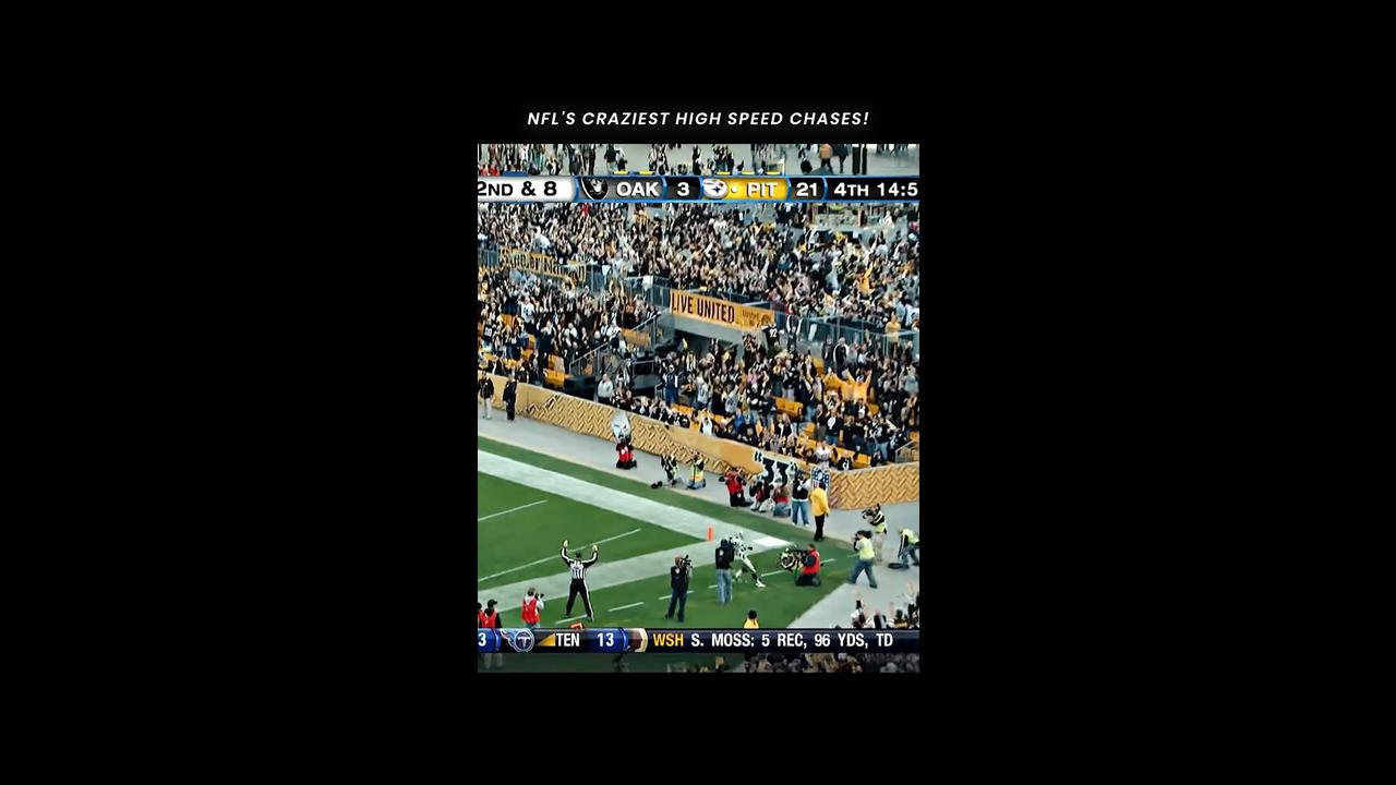 Video thumbnail for NFL’s CRAZIEST High Speed Chases!