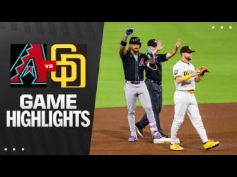 Video thumbnail for Arizona Diamondbacks at San Diego Padres Full-Game Highlights! | 07/09/2025