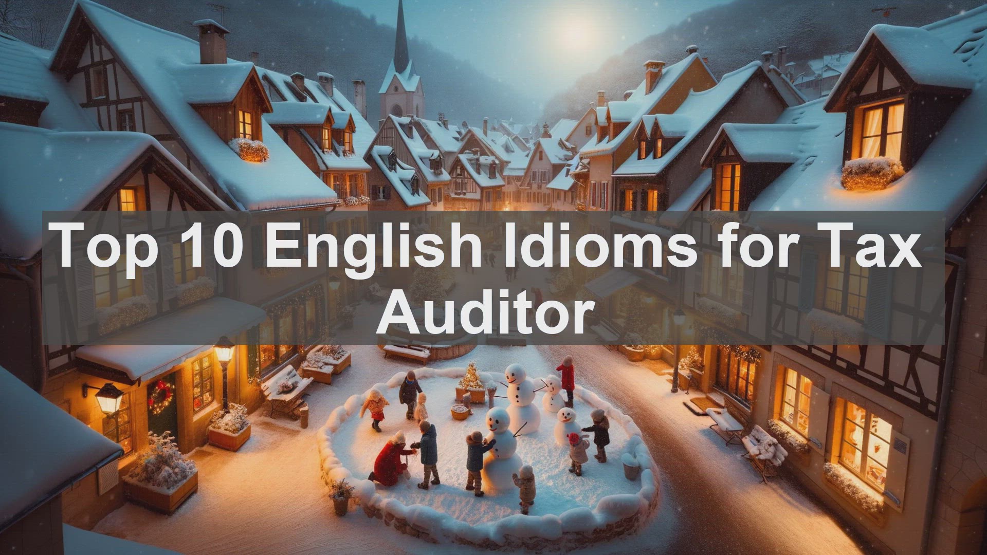 'Video thumbnail for Top 10 English Idioms for Tax Auditor'