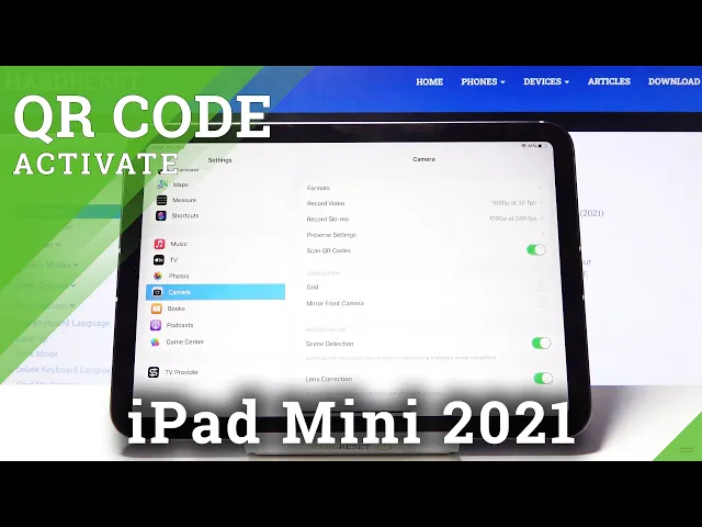 Video thumbnail for How to Allow Camera to Scan QR Codes on iPad mini 2021