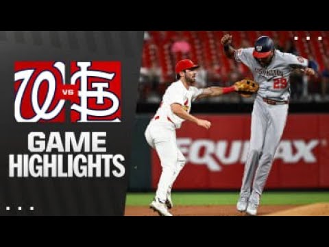 Video thumbnail for Washington Nationals at St. Louis Cardinals Full-Game Highlights! | 07/08/2025