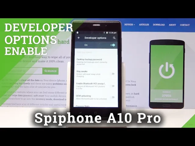 Video thumbnail for How to Allow USB Debugging in Spihone A10 Pro - Enable Developer Options