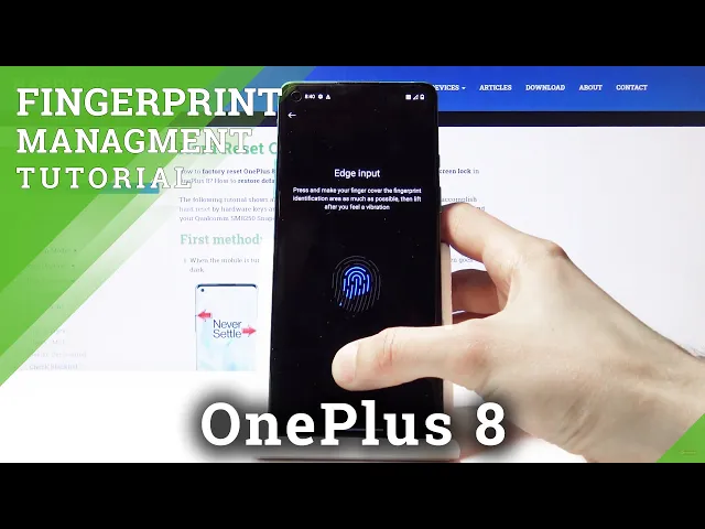 Video thumbnail for How to Set Up Fingerprint in OnePlus 8 – Fingerprint Unlock