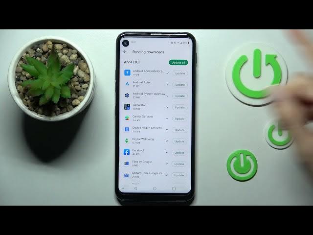 Video thumbnail for How to Update Apps on LG Q70 - Download App Actualizations