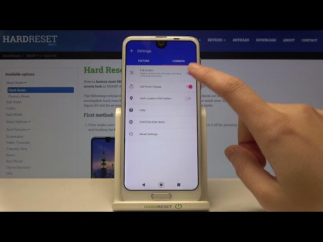 Video thumbnail for How to Manage Camera Location Tags on SHARP Aquos R2