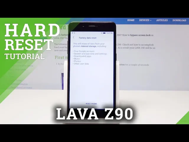 Video thumbnail for How to Hard Reset LAVA Z90 – Factory Reset in LAVA