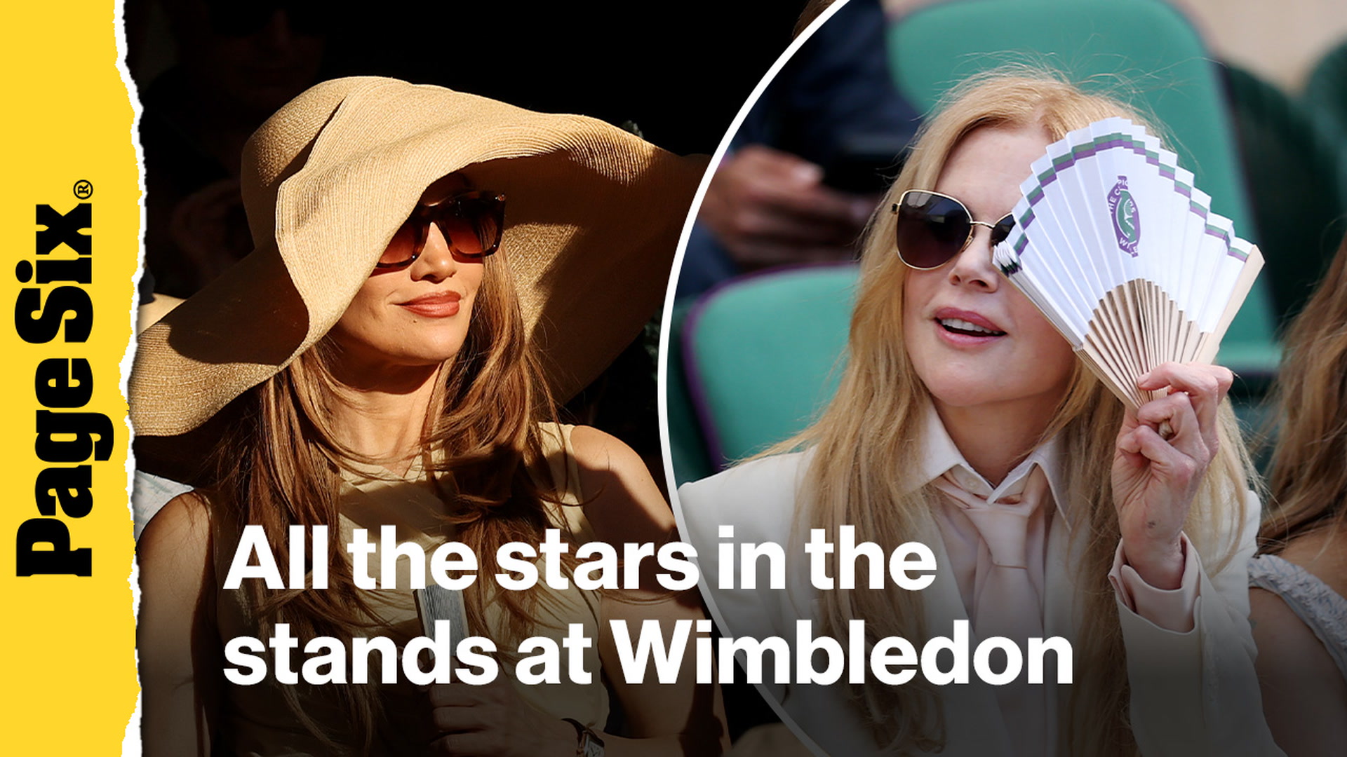 Video thumbnail for Jennifer Lopez, Nicole Kidman and more: See all the stars in the stands at Wimbledon