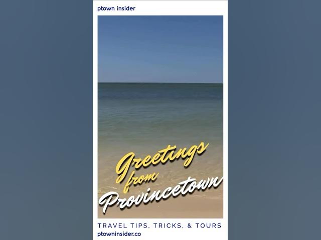 Video thumbnail for Waves on the Beach 👋 Greetings From Provincetown #Shorts