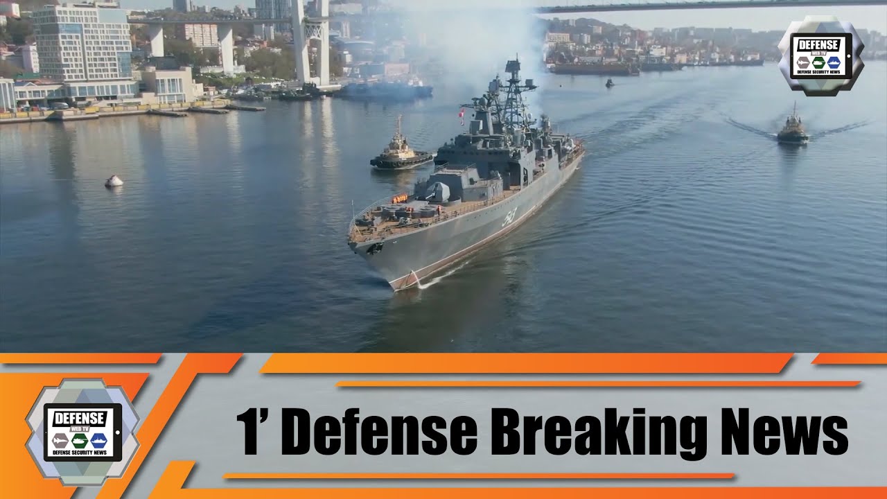 Video thumbnail for Russian Navy modernized Marshal Shaposhnikov destroyer will start sea trials in Sea of Japan Russia