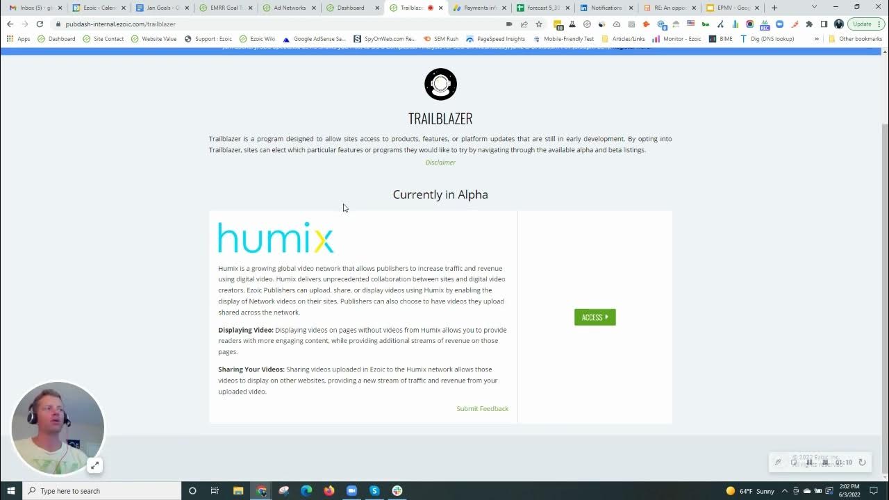 Video thumbnail for Ezoic Trailblazer - Access to New Features!