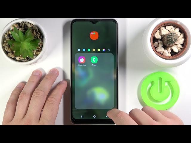 Video thumbnail for How to Group Apps in the Home Screen on SAMSUNG Galaxy F12 - Folder in the Home Screen