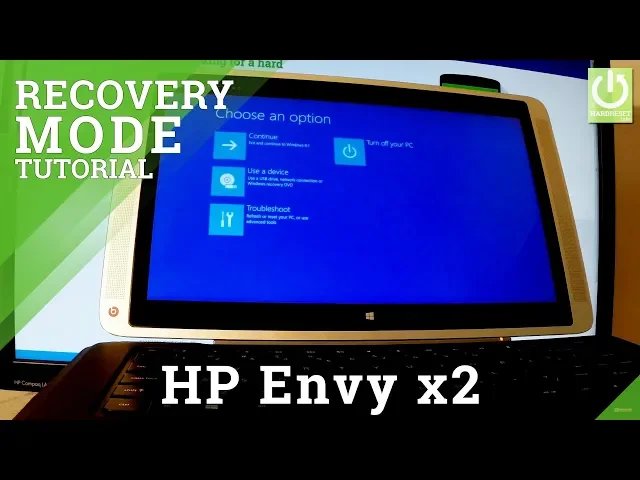 Video thumbnail for How Boot Into Troubleshoot Mode in HP Envy x2 - HP Recovery Mode