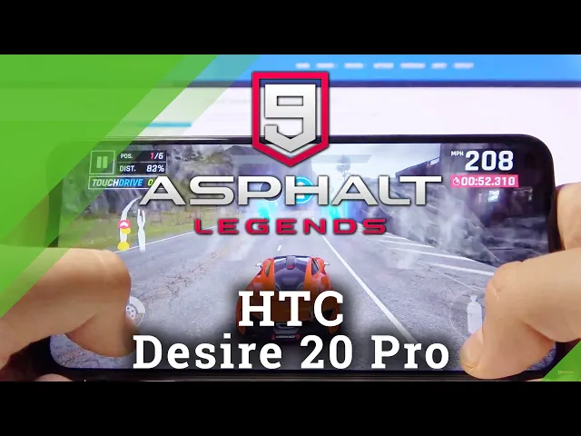 Video thumbnail for HTC Desire 20 Pro - Asphalt 9 | Best Race Game