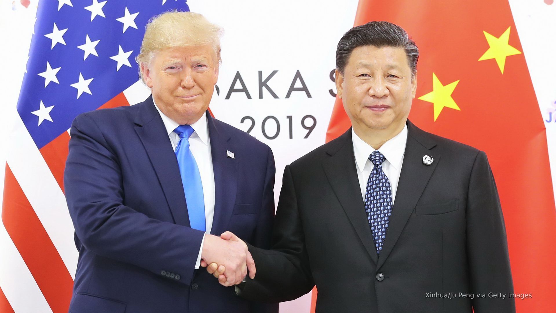 Video thumbnail for Trump threatens additional 50% tariff on China after country retaliates