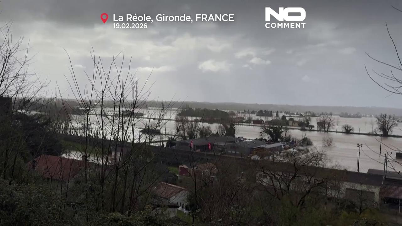 Video thumbnail for Western France floods deepen after 35 days of rain