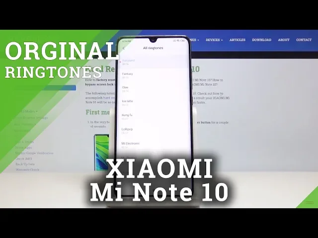 Video thumbnail for How to Change Ringtone in XIAOMI Mi Note 10 – Ringtone List