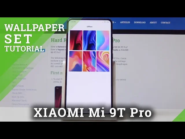 Video thumbnail for How to Change Wallpaper in Xiaomi Mi 9T Pro - Personalize Home Screen