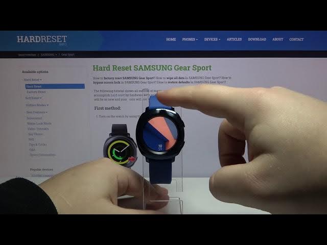 Video thumbnail for How to Change Screen Brightness in SAMSUNG Gear Sport – Display Settings