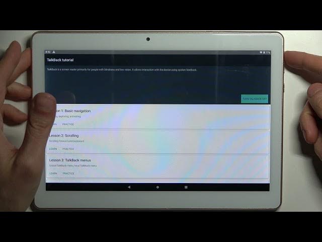 Video thumbnail for How to Activate TalkBack on TOSCIDO X109