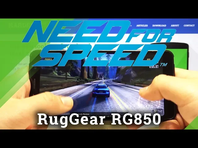 Video thumbnail for TEST Need for Speed in RugGear RG850 – FPS Checkup