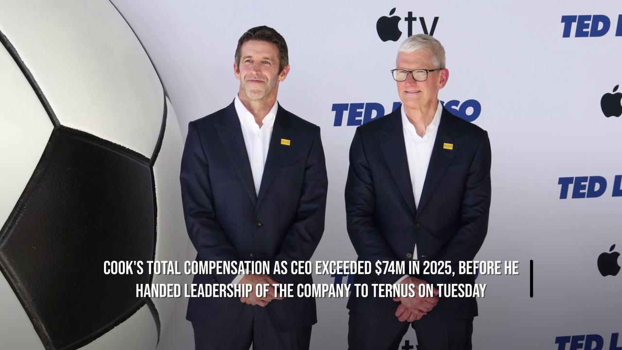 Video thumbnail for Tim Cook Receives $47m Package For New Role As Apple Executive Chair.