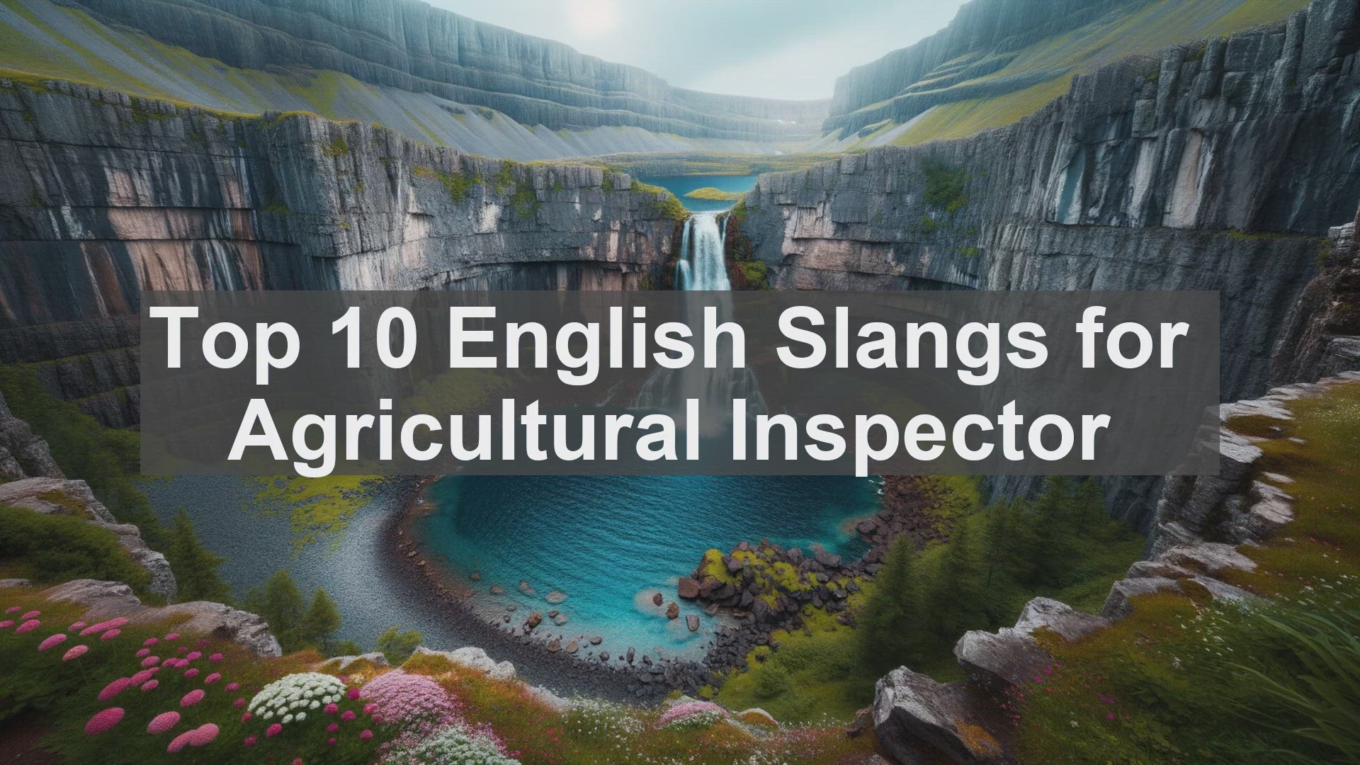 'Video thumbnail for Top 10 English Slangs for Agricultural Inspector'