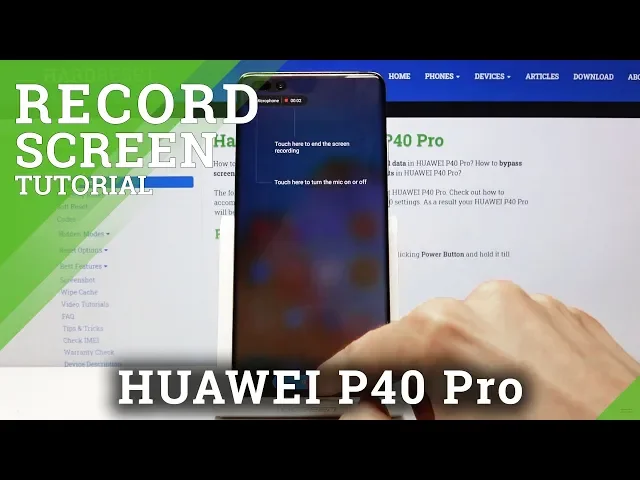 Video thumbnail for How to Record Screen in Huawei P40 Pro – Screen Recorder