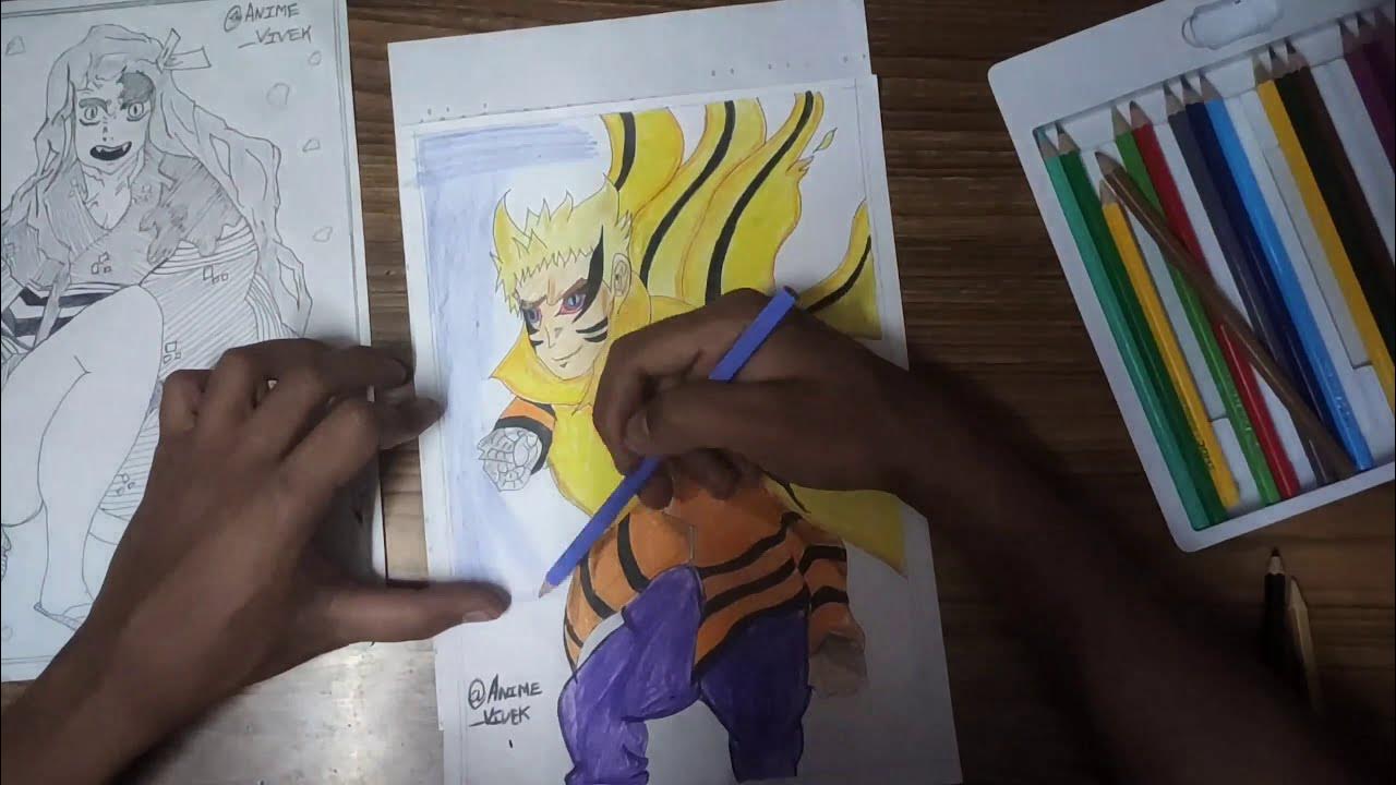 Video thumbnail for What Is Naruto Baryon Mode | Speed Drawing Naruto Baryon Mode
