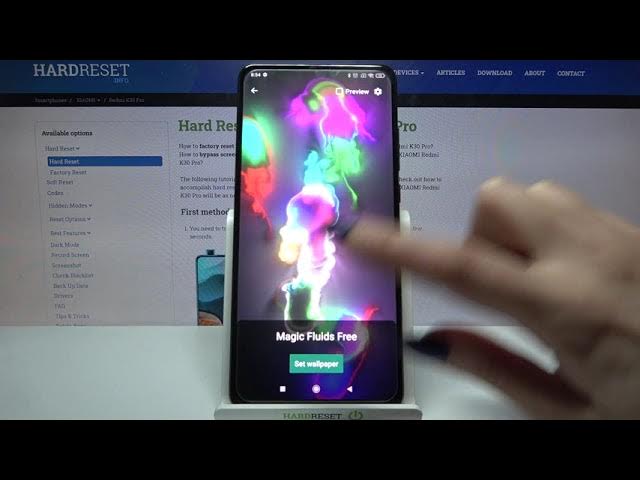 Video thumbnail for Live Wallpaper Magic Fluids – XIAOMI Redmi K30 Pro / Wallpaper App Downloading