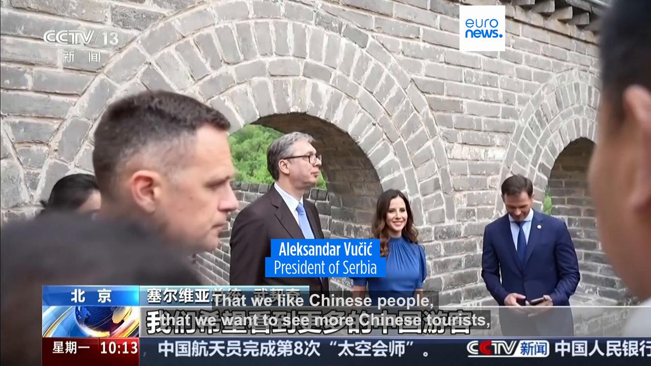 Video thumbnail for Vučić defends Serbia's Chinese ties on controversial visit to Beijing