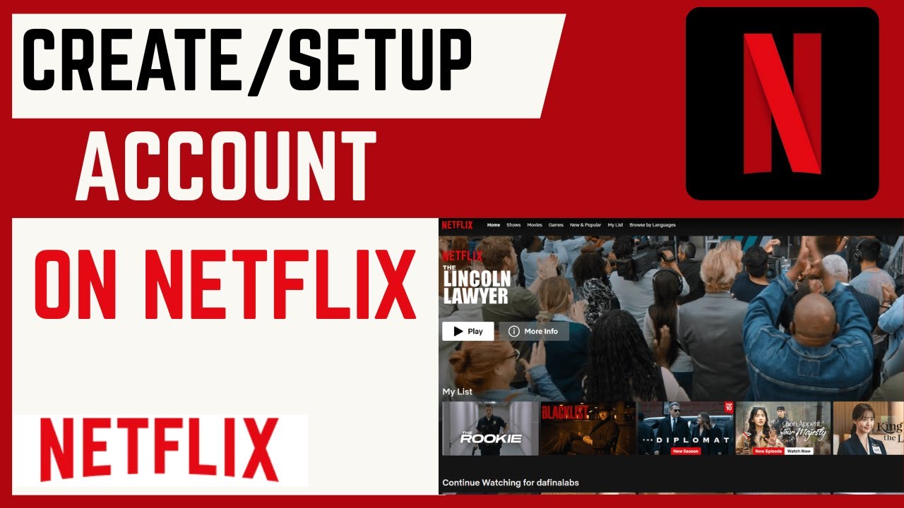 Video thumbnail for How To Create And Setup Netflix Account