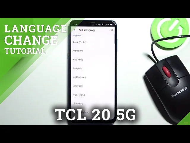 Video thumbnail for How to Change Language on TCL 20 5G – Set Up Device Language