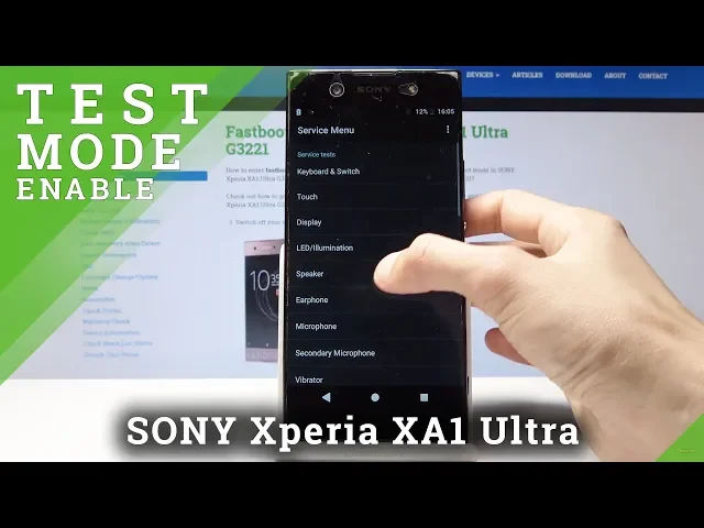 Video thumbnail for How to Open Test Mode in SONY Xperia XA1 - Hardware Test