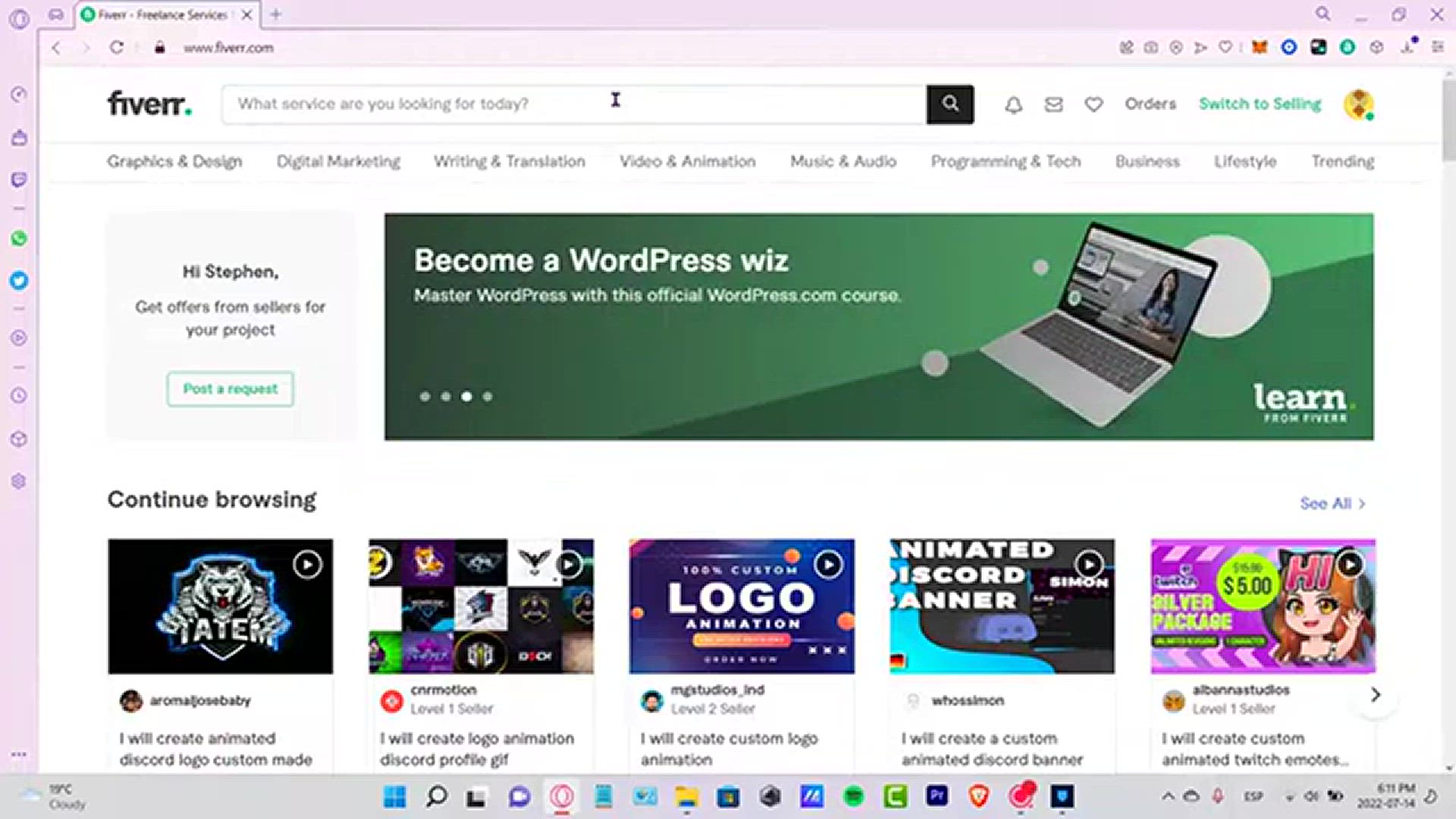Video thumbnail for How To HIRE A FREELANCER on FIVERR 2024 (step by step)  Buy a Gig on Fiverr