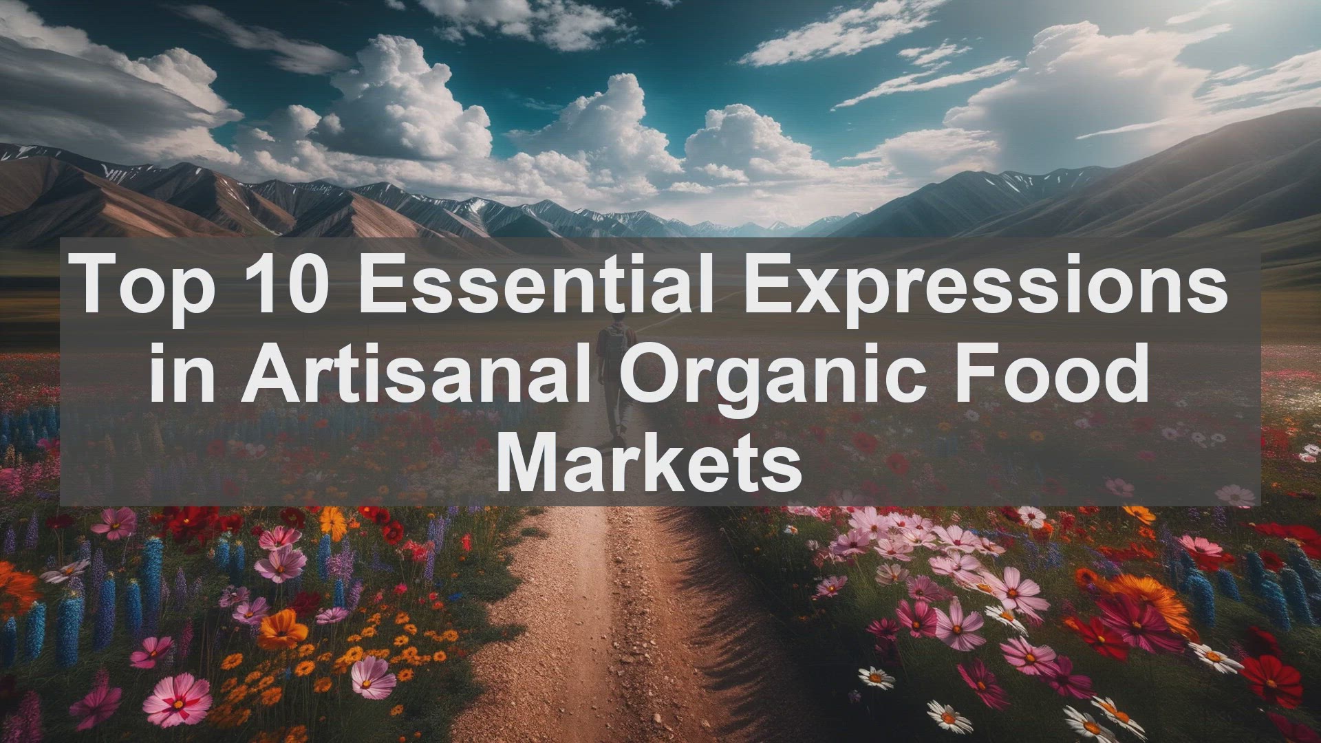 'Video thumbnail for Top 10 Essential Expressions in Artisanal Organic Food Markets'